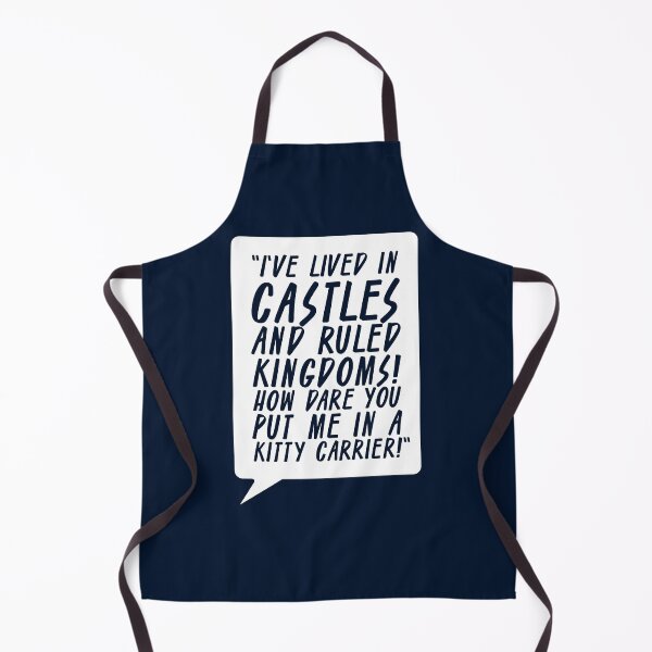 Item preview, I've lived in castles and ruled kingdoms! How dare you put me in a kitty carrier! 2 designed and sold by The Cosmic Turtle.