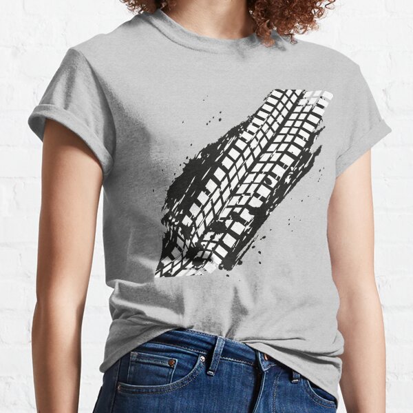Tire Tracks Crewneck Sweatshirt 
