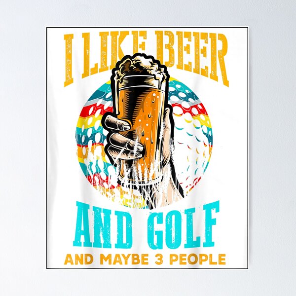 Item preview,  Like Beer Golf Maybe People Vintage Retro designed and sold by gymat3.