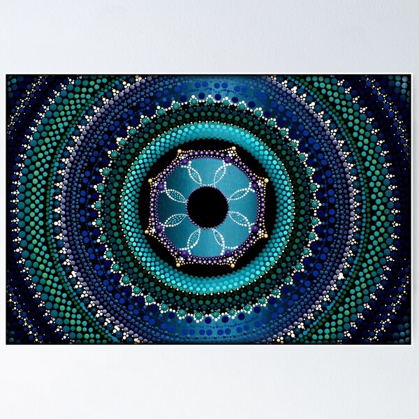 Item preview, Sky Blue Mandala designed and sold by Kirsty Russell.