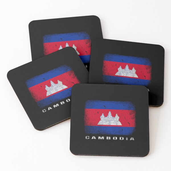 Item preview, Cambodian Flag Cambodia Holiday Love designed and sold by urlanne.