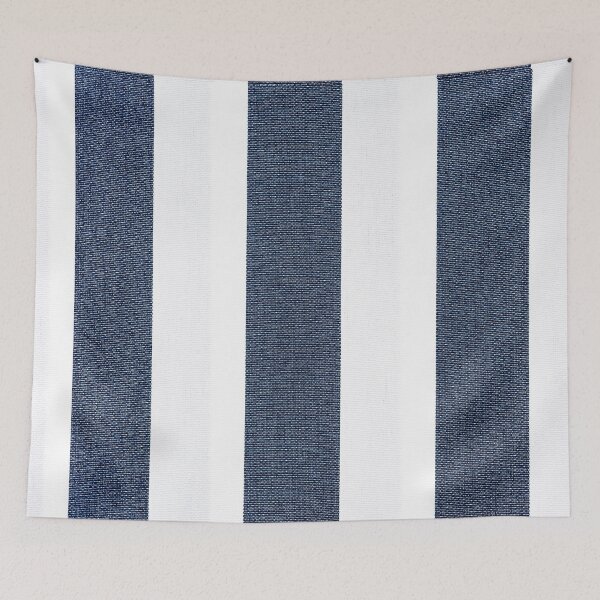 Item preview, Blue And White Stripes Burlap Fabric Texture Background designed and sold by LashCreations.