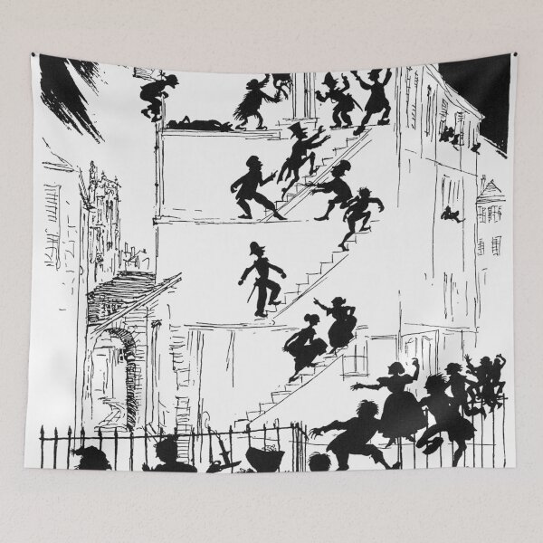 Item preview, The Murders in the Rue Morgue - Arthur Rackham  designed and sold by Vintage Designs +.