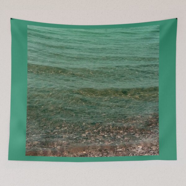 Item preview, Rocky beach clear water designed and sold by horseaddicted.