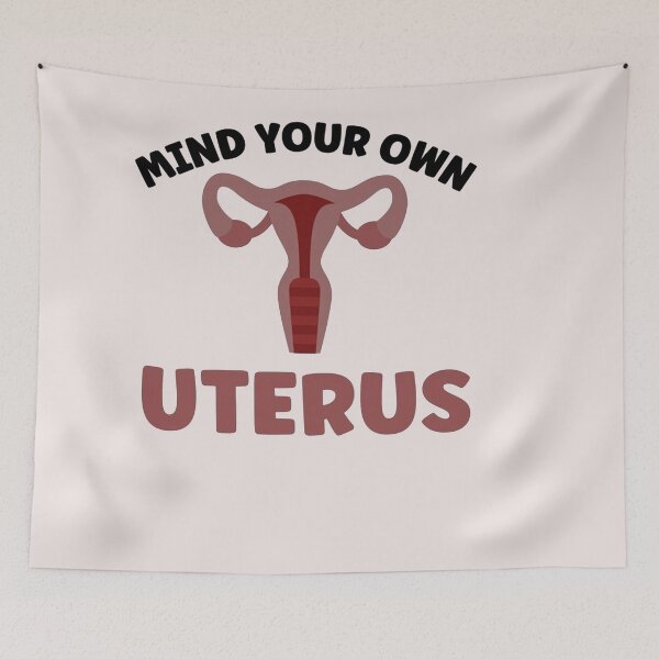 Item preview, Mind your own uterus - Abortion Rights designed and sold by vivaFREEDOM.