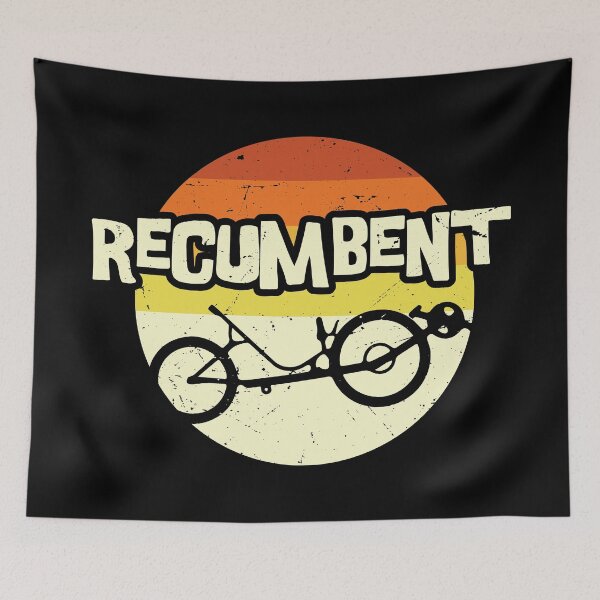 Item preview, vintage Recumbent / recumbent bicycle lover / recumbent present designed and sold by anodyle.