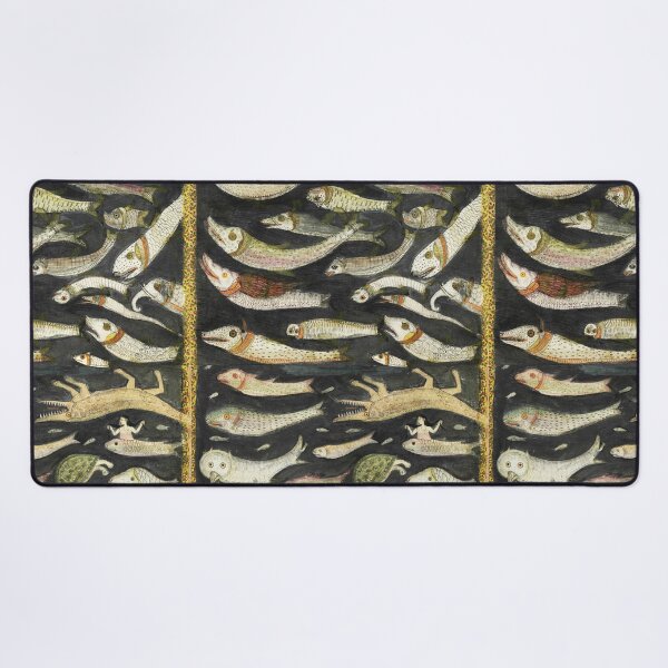WONDERS OF THE SEVEN SEAS, Fantastic Marine Creatures Medieval Bestiary Desk Mat