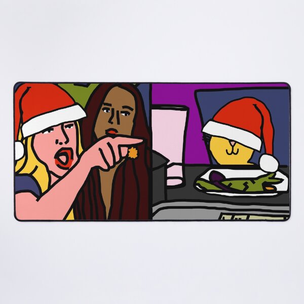 Item preview, MERRY CHRISTMAS from the Yelling Woman and Yellow Cat designed and sold by ellenhenry.