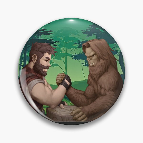 Item preview, Bigfoot vs Lumberjack designed and sold by KingsManKind.