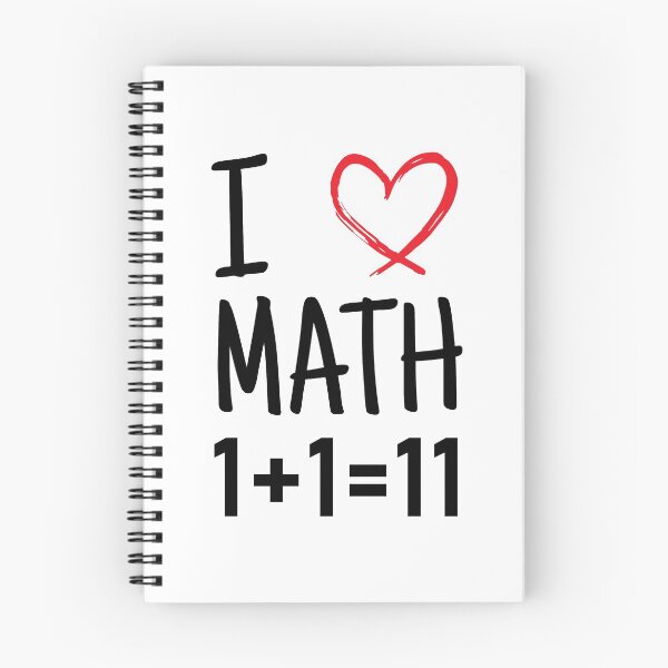 Item preview, I <3 (Love) Math, Javascript Math 1+1=11 Concatenate Strings Instead Of Adding Numbers designed and sold by Programmer's Life and Humor.