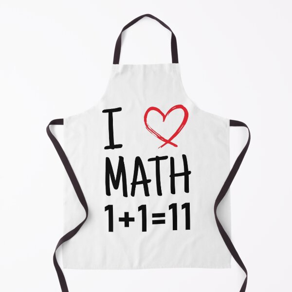 Item preview, I <3 (Love) Math, Javascript Math 1+1=11 Concatenate Strings Instead Of Adding Numbers designed and sold by Programmer's  Life and Humor.