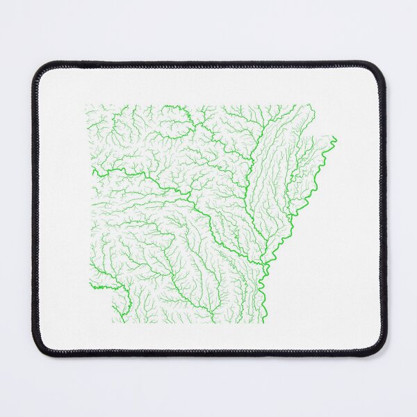 Item preview, Arkansas River Basin Map in Rainbow Colours with White Background designed and sold by GrasshopperGeo.