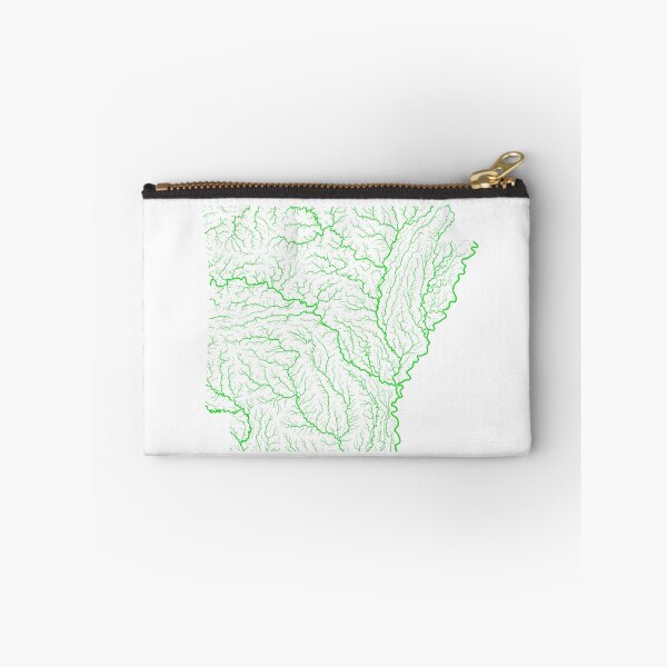 Item preview, Arkansas River Basin Map in Rainbow Colours with White Background designed and sold by GrasshopperGeo.