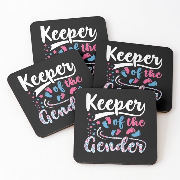 Item preview, Keeper Of The Gender Cute Gender Reveal Party Pink or Blue  designed and sold by FideliaShop.