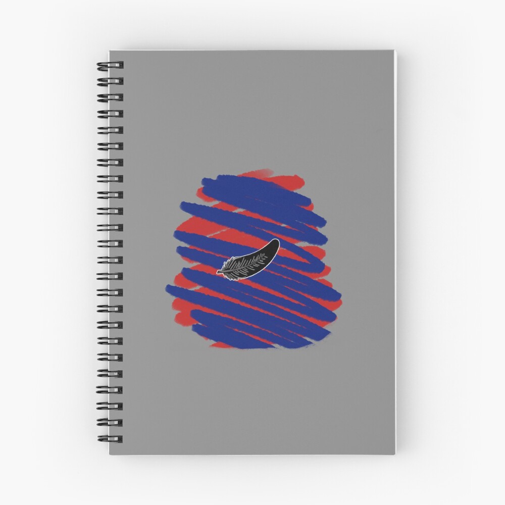 Item preview, Spiral Notebook designed and sold by UpInFlamesWrite.