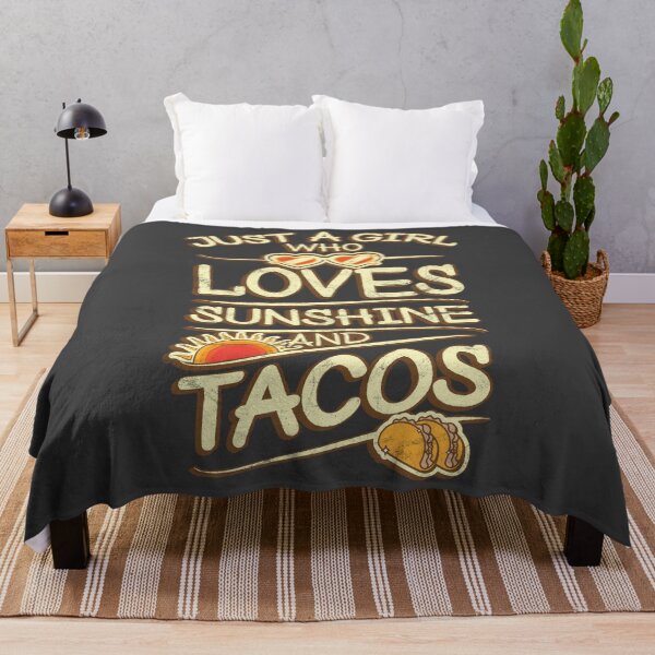 Item preview, Just a Girl Who Loves Sunshine and Tacos designed and sold by csoDesign.