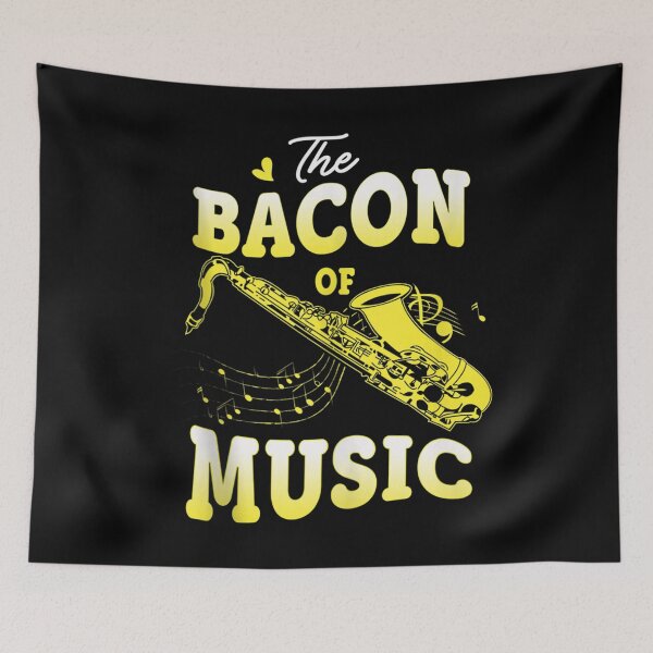 Item preview, The Bacon Of Music - Saxophone Player Saxophonist Tank Top designed and sold by GerdaShop.
