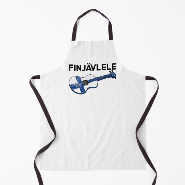 Item preview, Finjävlele Ukulele with the Finnish flag designed and sold by DeliriousSteve.