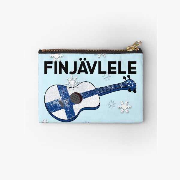Item preview, Finjävlele Ukulele with the Finnish flag designed and sold by DeliriousSteve.