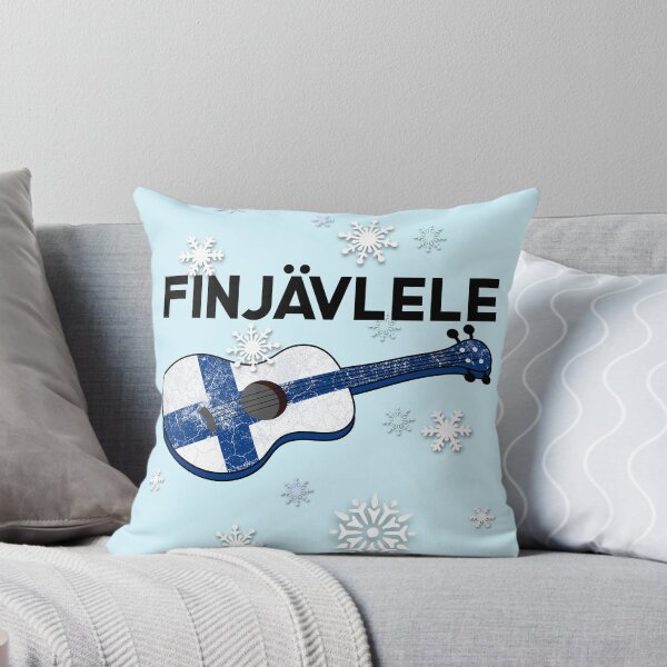 Item preview, Finjävlele Ukulele with the Finnish flag designed and sold by DeliriousSteve.