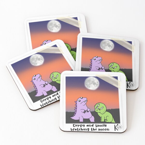 Item preview, Derpy and Smoly - moon watching designed and sold by KatysKraftsUK.