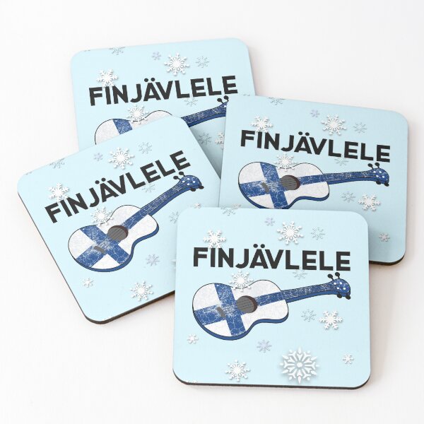 Item preview, Finjävlele Ukulele with the Finnish flag designed and sold by DeliriousSteve.