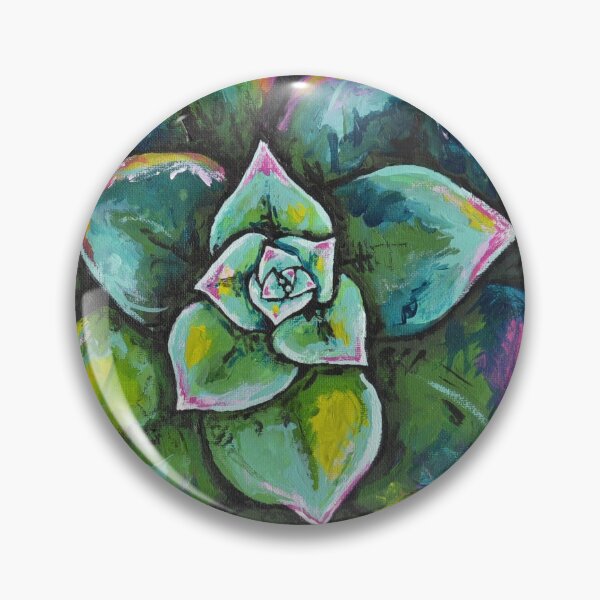 Item preview, Painted colorful houseleek designed and sold by Juditdesign.