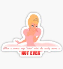 Charlotte La Bouff - Not Ever Sticker