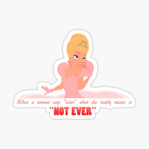 Charlotte La Bouff - Not Ever Sticker