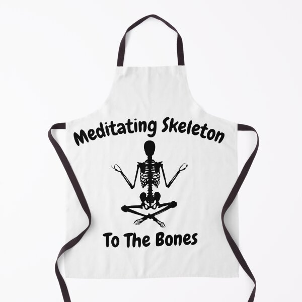 Item preview, Meditating Skeleton for Halloween yoga to the bones design designed and sold by PODI-Art.