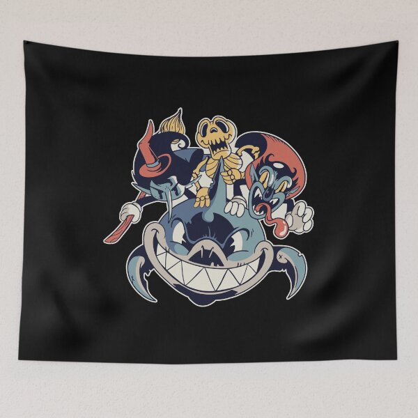 Item preview, Cartoon Shark With Halloween Friends designed and sold by Jewelspride.