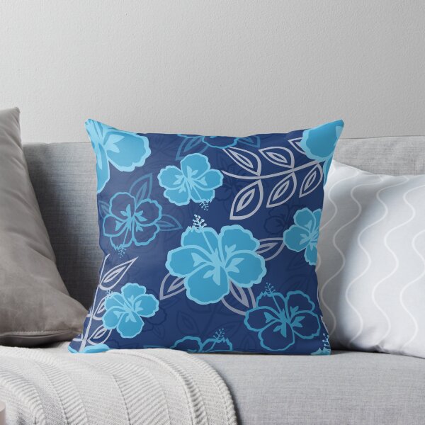 Artikelvorschau, Blaues hawaiisches Hibiscus-Muster entworfen und verkauft von JannaSalak.
