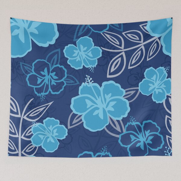 Item preview, Blue Hawaiian Hibiscus Pattern designed and sold by JannaSalak.