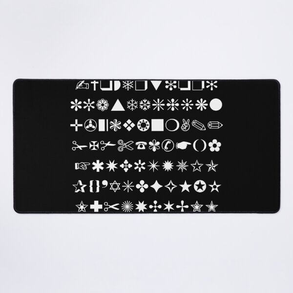 Zapf Dingbats Mauspad XXL