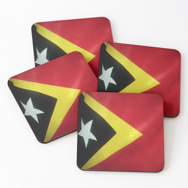 Item preview, Timor-Leste Flag designed and sold by MrCsStores.