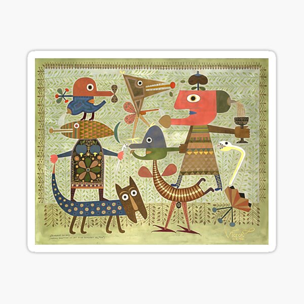 Item preview, "Sevrage du Moi" by Victor Brauner designed and sold by Hanna Hanuman.