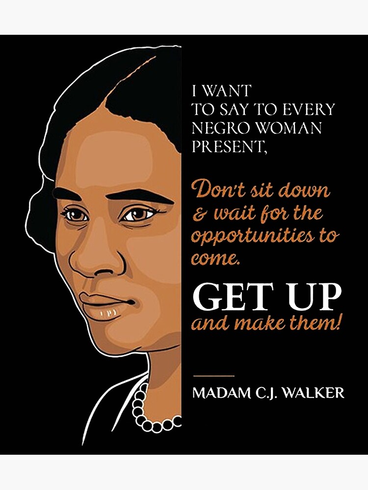 Thumbnail 3 of 3, Poster, Madam-C.J-Walker-Get-Up-T-shirtysT-Shirt designed and sold by cuongchelsea.