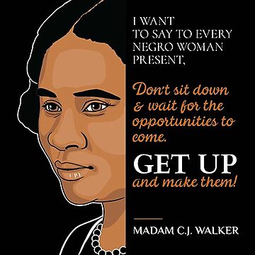 Artwork thumbnail, Madam-C.J-Walker-Get-Up-T-shirtysT-Shirt by cuongchelsea