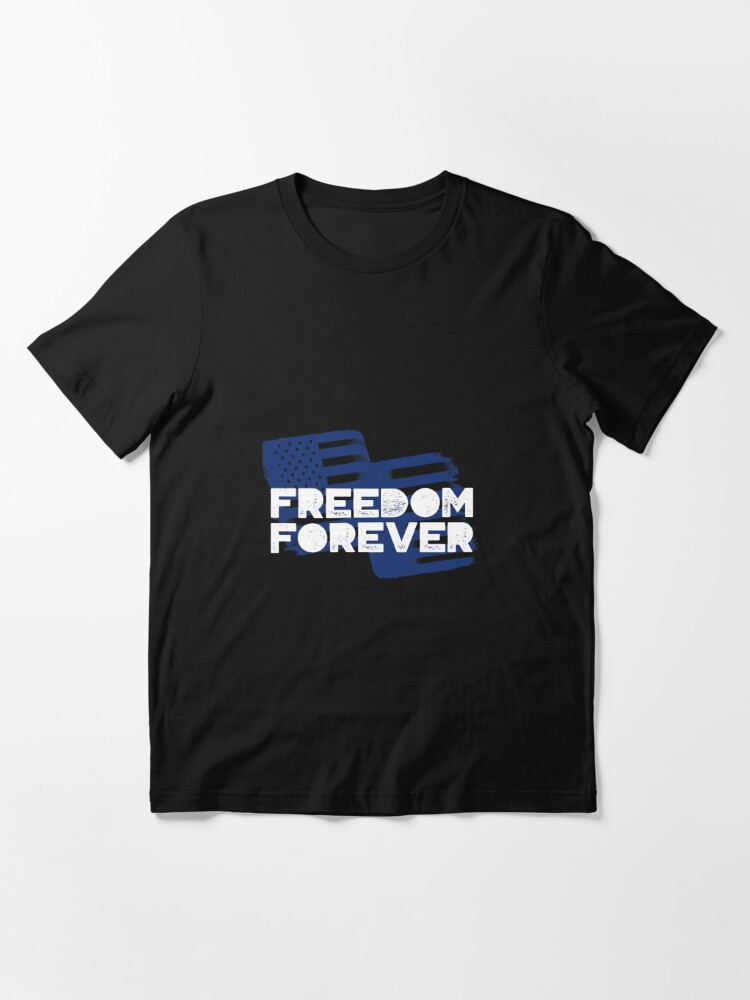 Freedom Forever - American Flag design' Unisex Baseball T-Shirt