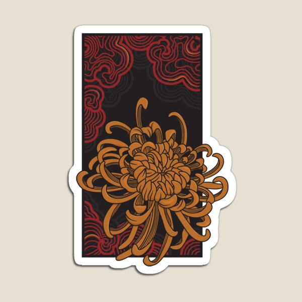 Item preview, Red lantern of the blossoming golden chrysanthemum designed and sold by runcatrun.