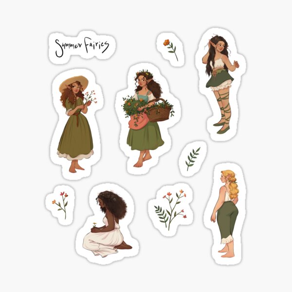 Seasonal Fairies - Summer Sticker