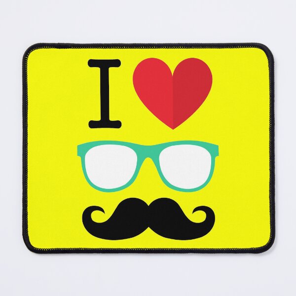 Item preview, I Love Moustache designed and sold by TheArtism.