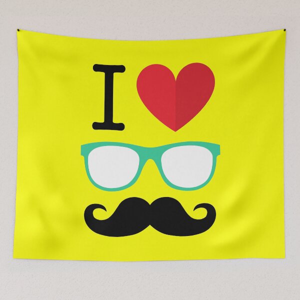 Item preview, I Love Moustache designed and sold by TheArtism.