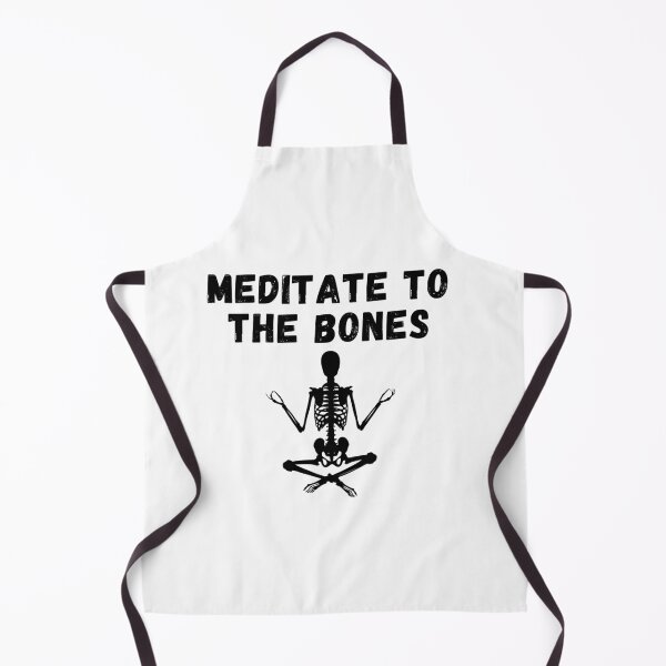 Item preview, Meditating Skeleton for Halloween yoga to the bones design designed and sold by PODI-Art.