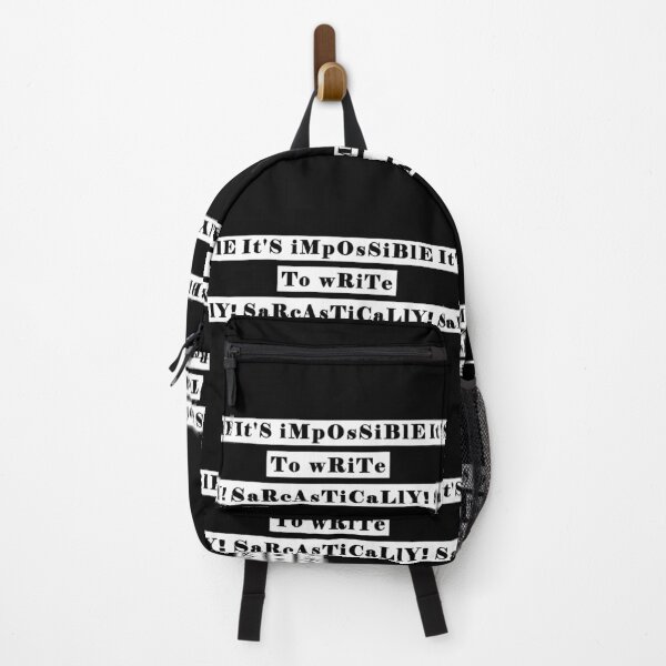 Item preview, "It's impossible to write sarcastically!" - sarcastic quote designed and sold by patriotazx.