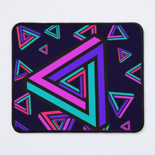 Item preview, Triangle 3D pattern with Neon colors designed and sold by SalxSal.
