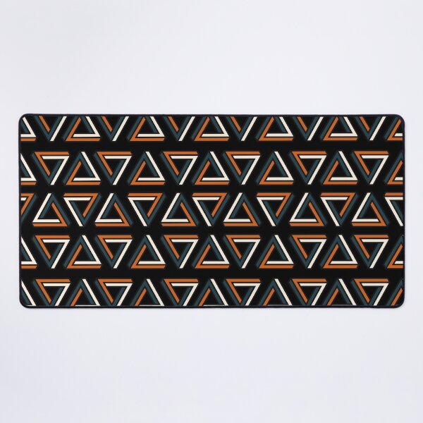 Item preview, Triangle 3D pattern with Earthy colors designed and sold by SalxSal.