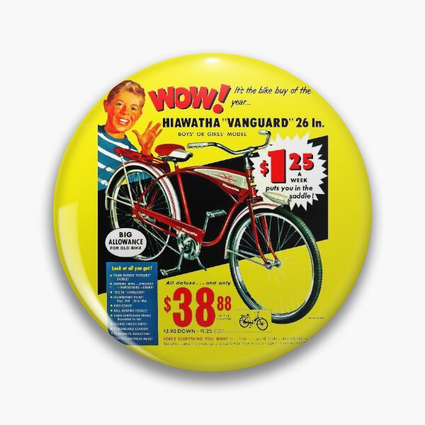 Item preview, HIAWATHA VANGUARD BICYCLE BIKE - ADVERT designed and sold by ThrowbackAds.