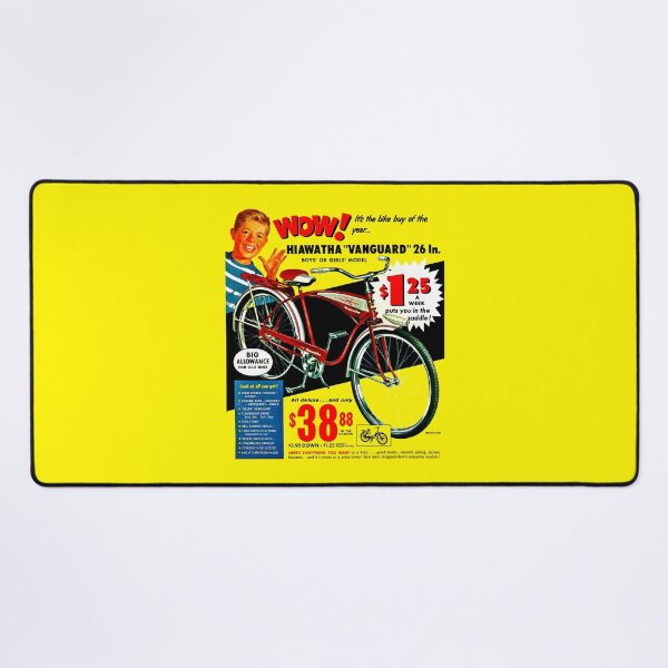 Item preview, HIAWATHA VANGUARD BICYCLE BIKE - ADVERT designed and sold by ThrowbackAds.