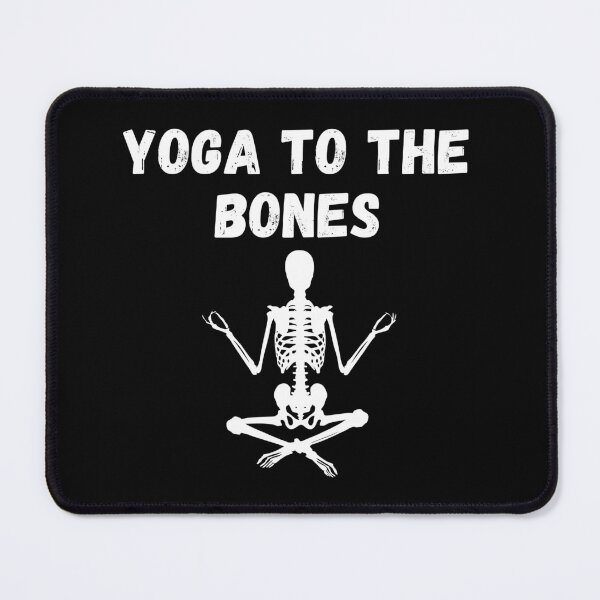 Item preview, Meditating Skeleton for Halloween yoga to the bones design designed and sold by PODI-Art.
